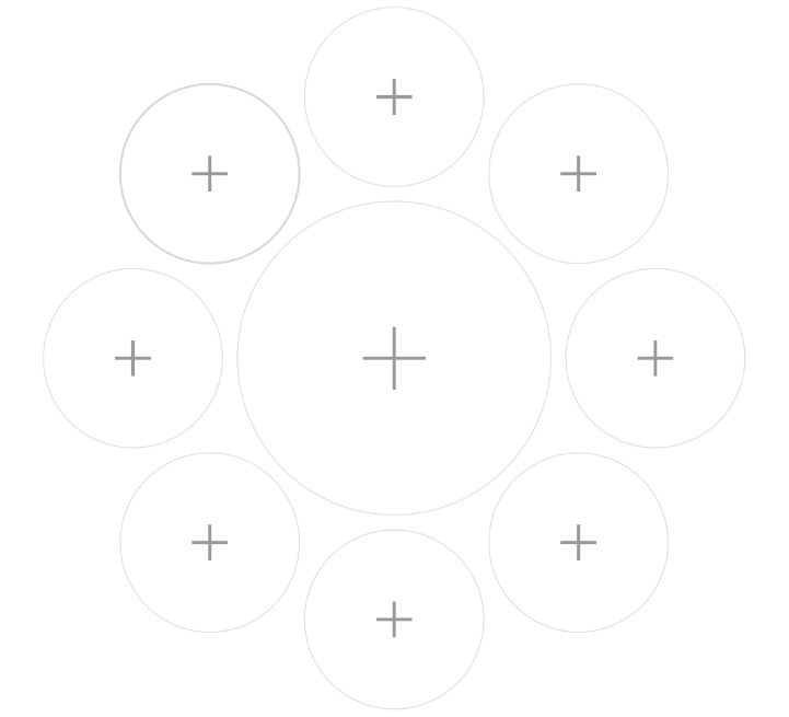 円形コラージュレイアウト1